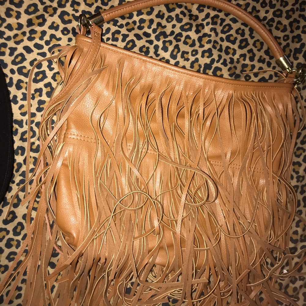 H&M shoulder bag with fringe